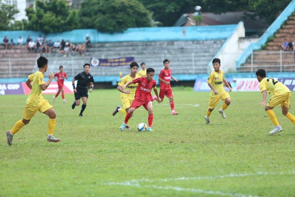 Thắng 4-0, SLNA vào bán kết giải U13 toàn quốc 2024
