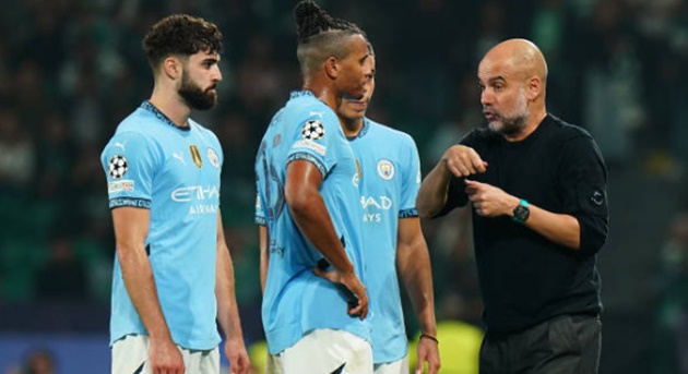 Ảnh bài viết Pep Guardiola mong Man City cải thiện phòng ngự sau thất bại trước Sporting CP