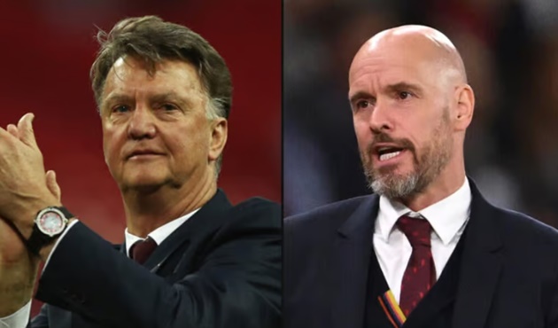 Ảnh bài viết Louis van Gaal đã cho thấy trước tương lai của Erik ten Hag