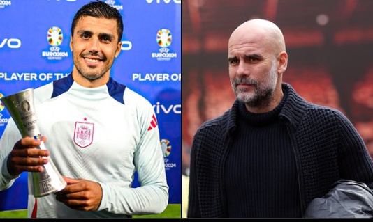 Ảnh bài viết Pep Guardiola nói thẳng cơ hội giành QBV của Rodri