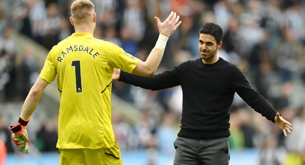 Ảnh bài viết Ramsdale lên tiếng về mối quan hệ với Arteta