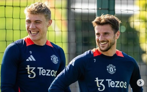 Ảnh bài viết Màn đối đáp giữa Hojlund và Garnacho trên MXH