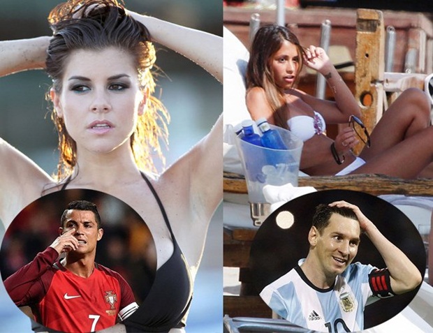 So gái quê của Messi và siêu mẫu của Ronaldo | Bóng Đá