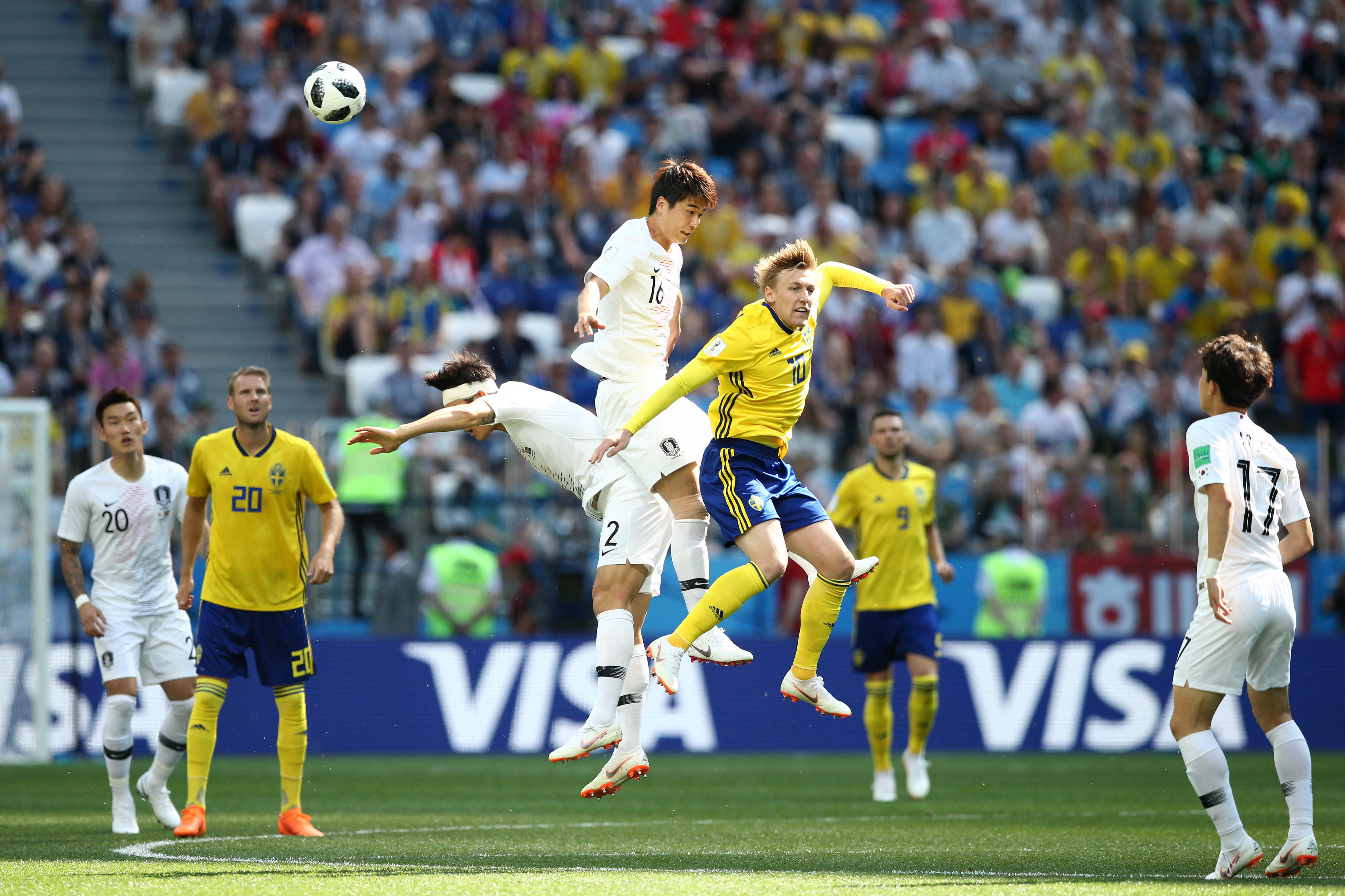 TRỰC TIẾP Thụy Điển 0-0 Hàn Quốc: Thế trận khó đoán - Bóng Đá