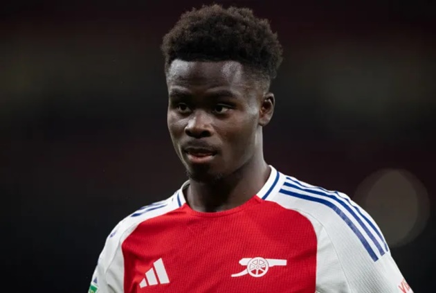 Cựu cầu thủ Man Utd nghi ngờ năng lực của Saka 