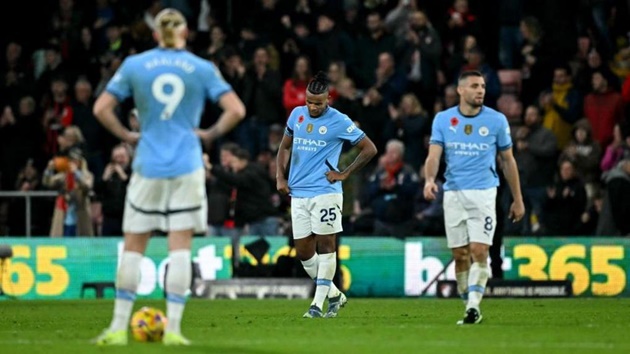 Thất bại trước Bournemouth: Man City cần cải thiện những gì?