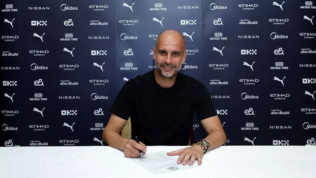 Ảnh bài viết Man City muốn Pep Guardiola ký hợp đồng dài hạn mới