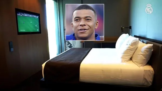 Ảnh bài viết Phòng riêng hiện đại và xa hoa của Mbappe tại Real