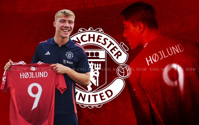 Trước Hojlund, những số 9 của Man Utd thi đấu ra sao?