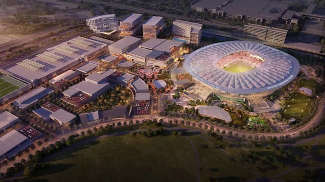 Ảnh bài viết Beckham và kế hoạch xây sân 750 triệu bảng cho Inter Miami