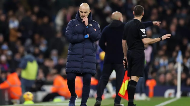 Maresca tiếc nuối vì thất bại 1-3 của Chelsea trước Man City 