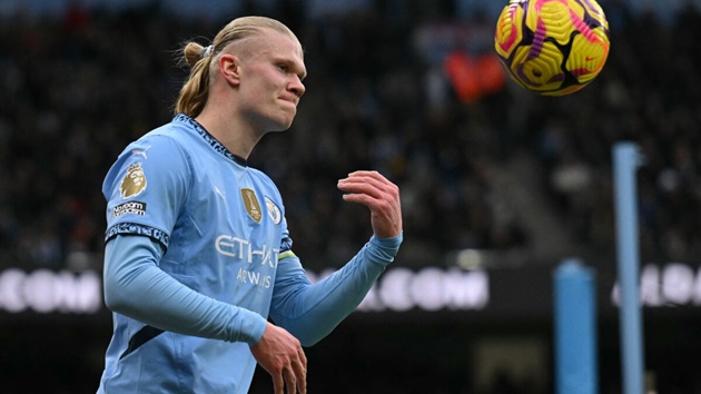 Chiến thắng 4-0 trước Newcastle khiến Man City thấp thỏm về Haaland