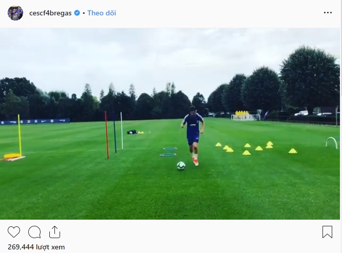 Fabregas trở lại tập luyện - Bóng Đá