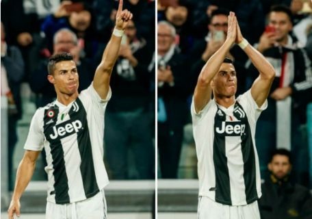 Ảnh bằng chứng Ronaldo xin lỗi CĐV M.U sau ăn mừng mở tỷ số - Bóng Đá