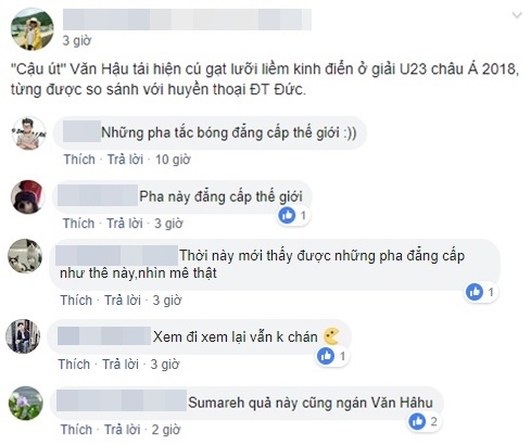 Fan VN khen cú xoạc bóng của Văn Hậu - Bóng Đá