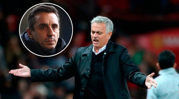 Neville chỉ trích BLĐ M.U gia hạn Mourinho - Bóng Đá