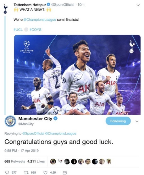 Man City gửi thông điệp ngay lập tức đến Tottenham sau trận thua cay đắng - Bóng Đá