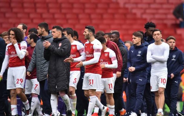 Cầu thủ Arsenal chán nản không thèm tri ân CĐV sau trận - Bóng Đá