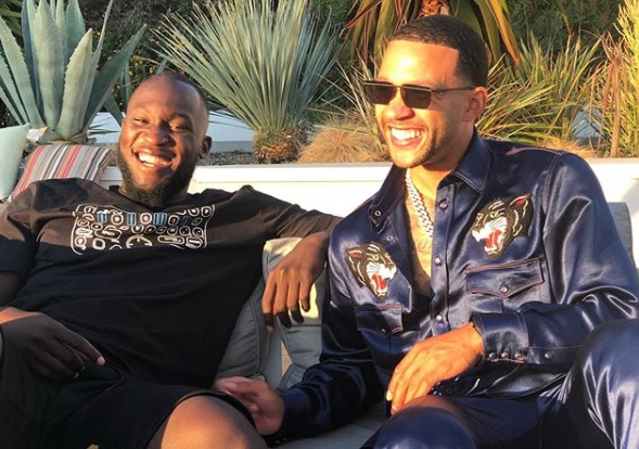 Lukaku poses picture with Depay - Bóng Đá