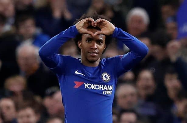 Chelsea receive £17.8m offer for Willian but he wants to stay at Stamford Bridge - Bóng Đá