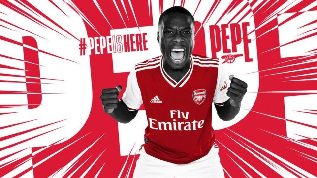 Unai Emery names the three reasons Arsenal smashed their transfer record to sign Nicolas Pepe - Bóng Đá
