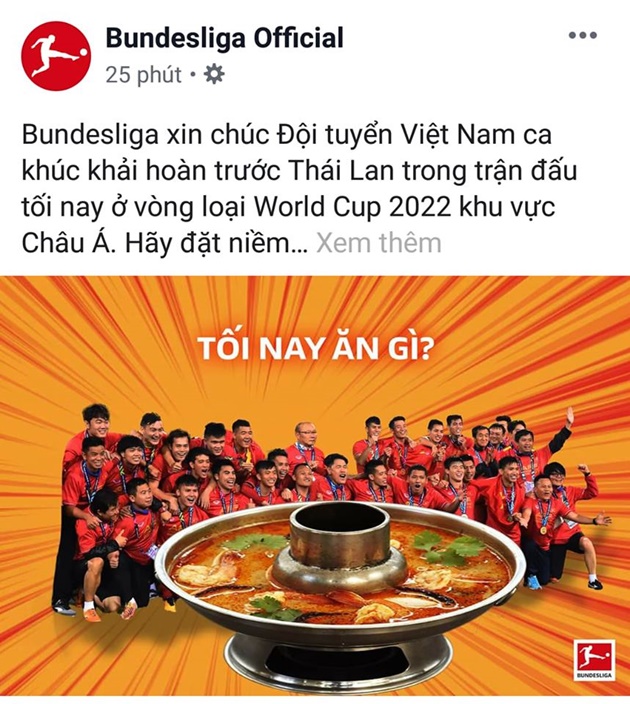 Bundesliga chúc ĐT Việt Nam - Bóng Đá