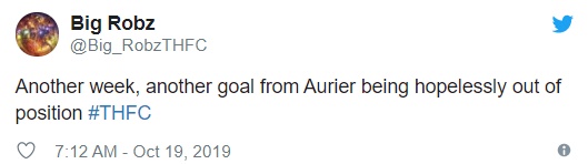 Tottenham Hotspur fans react to Serge Aurier display against Watford - Bóng Đá