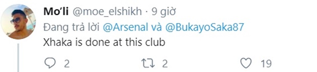 FANS HAVE MIXED OPINIONS ON GRANIT XHAKA’S REACTION AGAINST PALACE - Bóng Đá