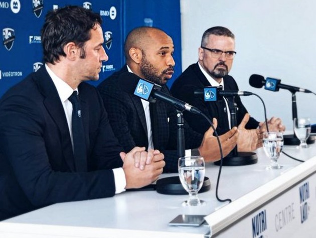 First day on the new  @impactmontreal  job for Thierry Henry - Bóng Đá