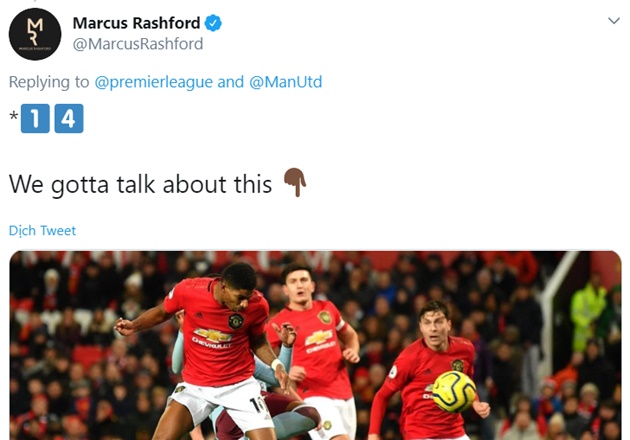Marcus Rashford and his agent ask Premier League to count goal vs Aston Villa - Bóng Đá