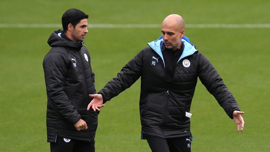 Mikel Arteta's emotional farewell to Man City players as he leaves for Arsenal - Bóng Đá