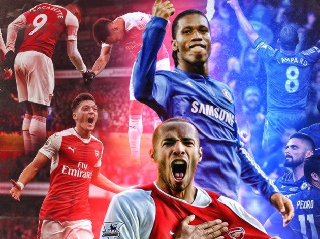 10 thống kê Arsenal - Chelsea - Bóng Đá