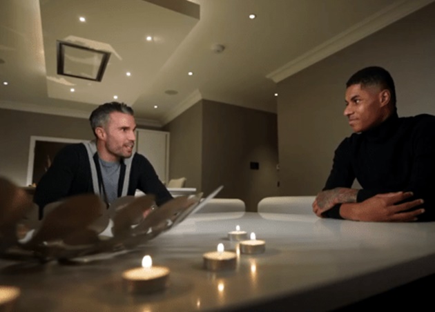 Robin van Persie and Marcus Rashford disagree over his best position for Manchester United  - Bóng Đá