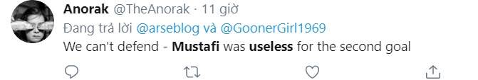 Arsenal fans react on Twitter to Shkodran Mustafi’s display - Bóng Đá