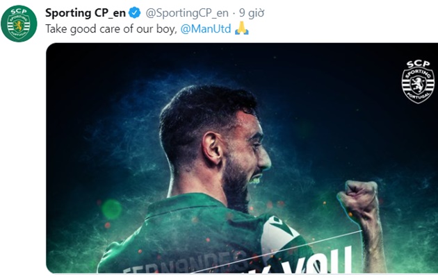 Sporting: Take good care of our boy, Man Utd - Bóng Đá