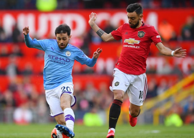 Bruno Fernandes on why he shushed Pep Guardiola in the Manchester derby - Bóng Đá