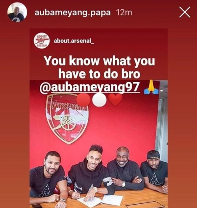Pierre-Emerick Aubameyang’s dad sends message to Arsenal striker after Chelsea transfer link    - Bóng Đá