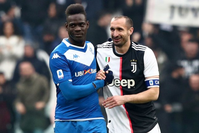 Balotelli is a negative person with no respect - Juventus defender Chiellini - Bóng Đá