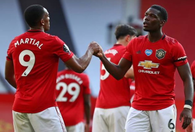 Anthony Martial steals Pogba solo and forgets match ball after scoring first hat-trick for Man Utd - Bóng Đá