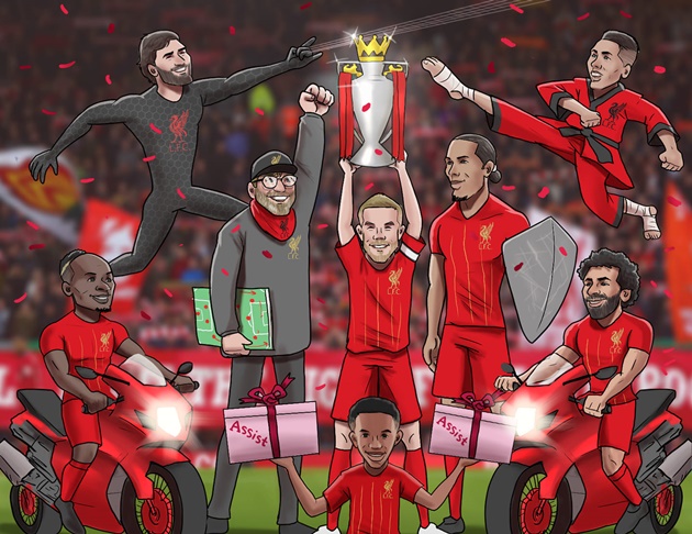 Ảnh chế Liverpool vô địch - Bóng Đá
