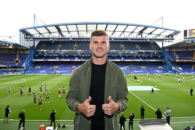 Timo Werner spotted at Stamford Bridge to watch new side Chelsea vs Wolves - Bóng Đá