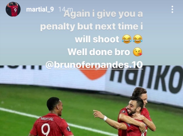 Anthony Martial sends message to Bruno Fernandes after Manchester United win - Bóng Đá