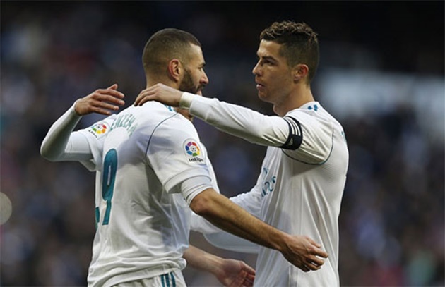 Real Madrid striker Karim Benzema admits he changed his style of play whilst playing alongside Cristiano Ronaldo - Bóng Đá