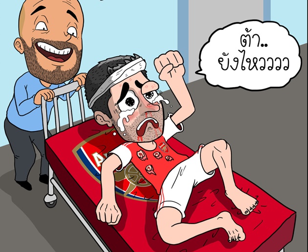 Cười té khói với loạt ảnh chế Man City đè bẹp Arsenal - Bóng Đá