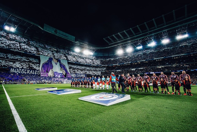 Đoàn quân do HLV Pep Guardiola dẫn dắt xuất sắc khiến Los Blancos ôm hận ngay tại Santiago Bernabeu.