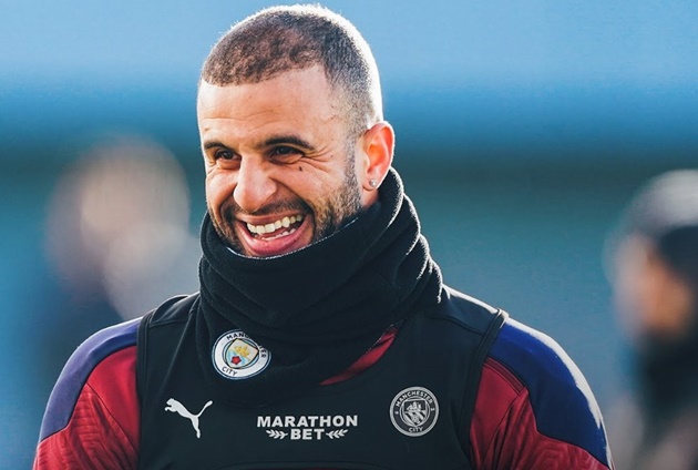 Ở trận derby Manchester, Kyle Walker đã có thể góp mặt trên băng ghế dự bị.