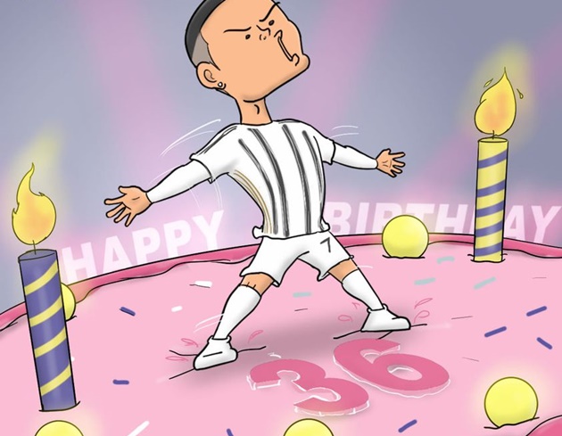 Cười té khói với loạt ảnh chế sinh nhật Ronaldo - Bóng Đá