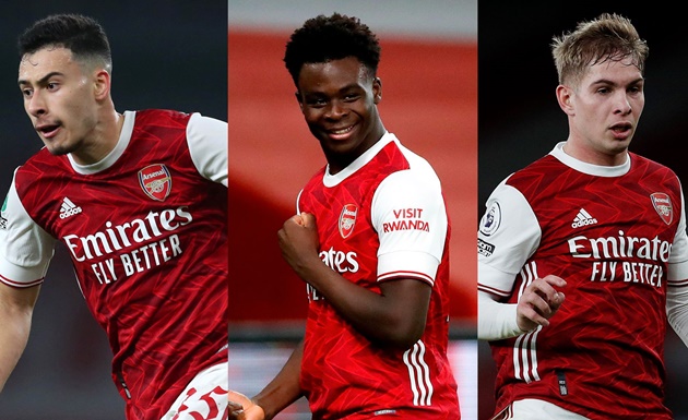 Bukayo Saka hails ‘livewire’ Emile Smith Rowe’s impact for Arsenal  - Bóng Đá