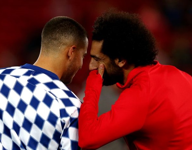 Mohamed Salah breaks silence on Eden Hazard's Real Madrid nightmare amid hint of Chelsea reunion - Bóng Đá