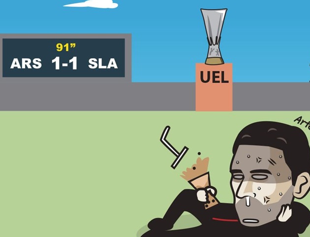 Cười té khói với loạt ảnh chế tứ kết Europa League - Bóng Đá